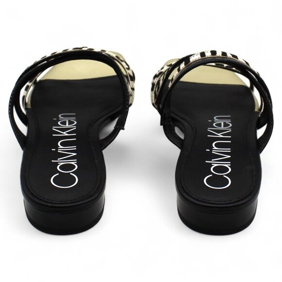 Womens Calvin Klein Strappy Flat Sandals - Picture 8 of 8